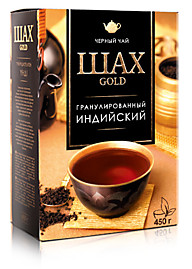 Чай Шах Голд черный индийский гранулированный  450 гр